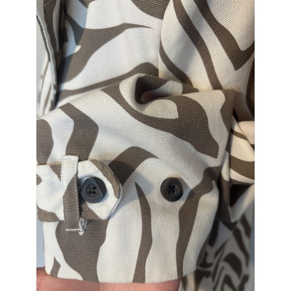 Patrick Christopher‎ Open Front Blazer Front Pockets Orange Liner Size Medium - Picture 3 of 5